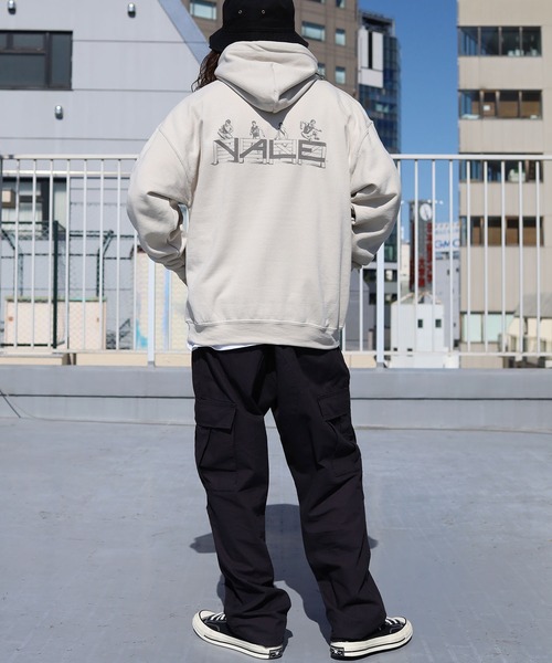 ROOPTOKYO(ループトウキョウ)の「YALE HUNDLING PULL HOODIE フーディ(Tシャツ/カットソー・メンズ・ホワイト/サックスブルー/サンドベージュ・M/L)」の11枚目の写真