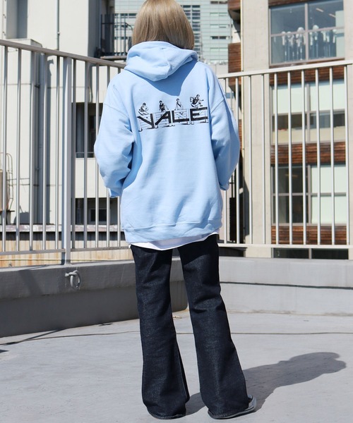 ROOPTOKYO(ループトウキョウ)の「YALE HUNDLING PULL HOODIE フーディ(Tシャツ/カットソー・メンズ・ホワイト/サックスブルー/サンドベージュ・M/L)」の13枚目の写真