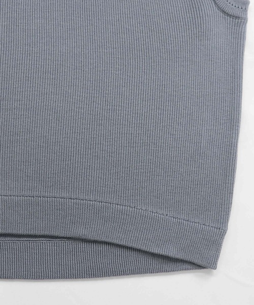 Confirm(コンファーム)の「Confirm / コンファーム ルーズオーバーサイズニットベスト(ベスト・メンズ・グリーン/ミント/オレンジ/ブルー/サックスブルー/ベージュ/ブラック/グレー・M/L)」の20枚目の写真