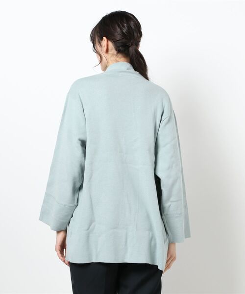 Kastane（カスタネ）の「SETUPニットジャケット（テーラードジャケット・レディース・アイボリー/サックスブルー・FREE）」の19枚目の写真