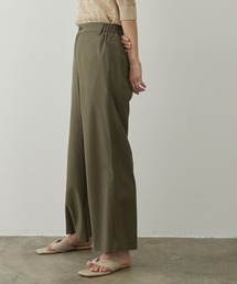 【セットアップ対応】［さらっと快適］麻混ツイルリラックスパンツ