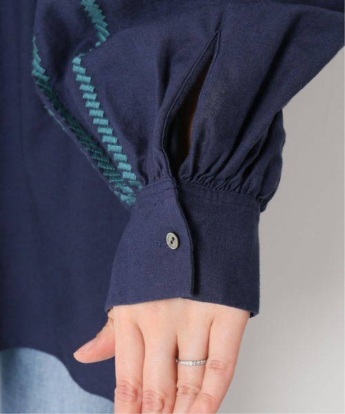 IENA（イエナ）の「スキッパー刺繍ブラウス◇（シャツ/ブラウス