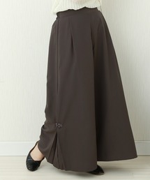 チャイナ釦ワイドパンツ