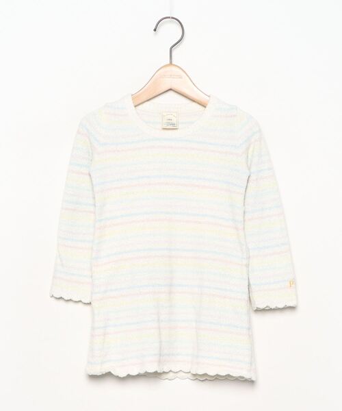 セール ブランド古着 ボーダー柄ニットワンピース ワンピース Gelato Pique ジェラートピケ のファッション通販 Zozoused