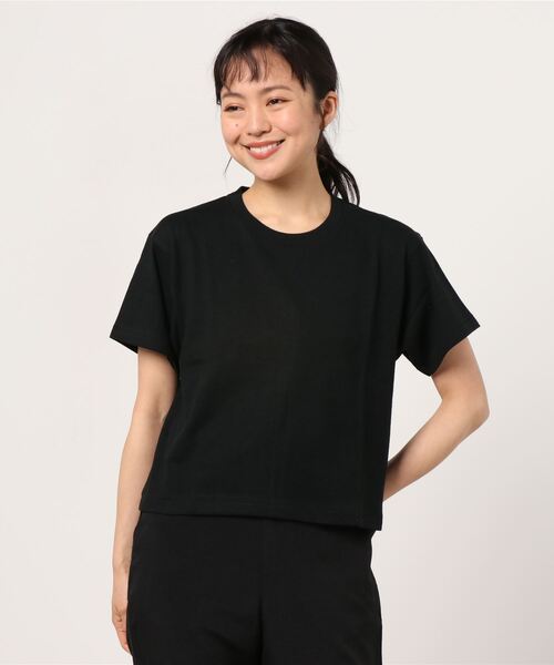 YOUNG&OLSEN The DRYGOODS STORE(ヤングアンドオルセン)の「【YOUNG & OLSEN The DRYGOODS STORE】/OLSEN'S CROP TEE(Tシャツ/カットソー・レディース・カーキ/ホワイト/ブラック・FREE)」の3枚目の写真