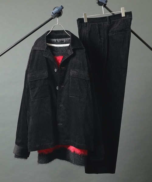 STUDIOUS SELECT（ステュディオスセレクト）の「【NUMBER(N)INE】別注コーデュロイワイドパンツ（その他パンツ・メンズ・ブラック/ベージュ/ネイビー/ブラウン/カーキ・1/2/3）」の7枚目の写真