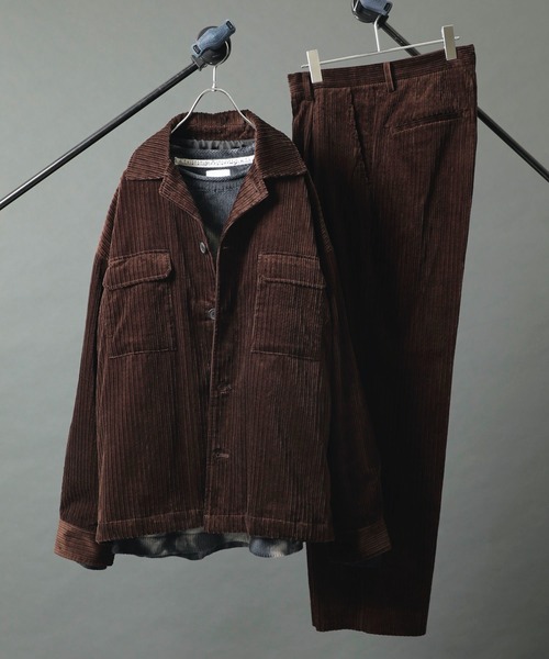 STUDIOUS SELECT（ステュディオスセレクト）の「【NUMBER(N)INE】別注コーデュロイワイドパンツ（その他パンツ・メンズ・ブラック/ベージュ/ネイビー/ブラウン/カーキ・1/2/3）」の9枚目の写真