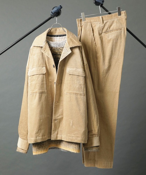 STUDIOUS SELECT（ステュディオスセレクト）の「【NUMBER(N)INE】別注コーデュロイワイドパンツ（その他パンツ・メンズ・ブラック/ベージュ/ネイビー/ブラウン/カーキ・1/2/3）」の13枚目の写真