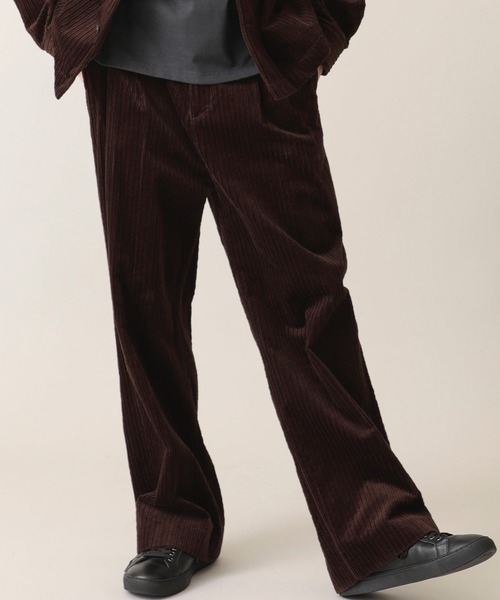 STUDIOUS SELECT（ステュディオスセレクト）の「【NUMBER(N)INE】別注コーデュロイワイドパンツ（その他パンツ・メンズ・ブラック/ベージュ/ネイビー/ブラウン/カーキ・1/2/3）」の16枚目の写真