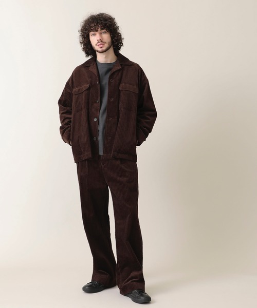 STUDIOUS SELECT（ステュディオスセレクト）の「【NUMBER(N)INE】別注コーデュロイワイドパンツ（その他パンツ・メンズ・ブラック/ベージュ/ネイビー/ブラウン/カーキ・1/2/3）」の8枚目の写真