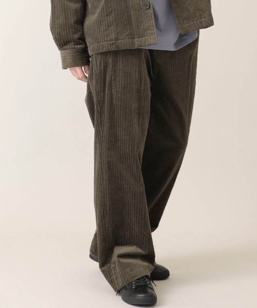 STUDIOUS SELECT（ステュディオスセレクト）の「【NUMBER(N)INE】別注コーデュロイワイドパンツ（その他パンツ・メンズ・ブラック/ベージュ/ネイビー/ブラウン/カーキ・1/2/3）」の14枚目の写真