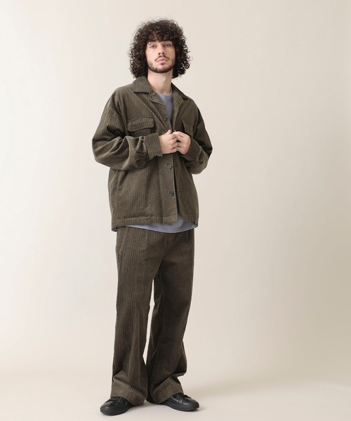 STUDIOUS SELECT（ステュディオスセレクト）の「【NUMBER(N)INE】別注コーデュロイワイドパンツ（その他パンツ・メンズ・ブラック/ベージュ/ネイビー/ブラウン/カーキ・1/2/3）」の12枚目の写真