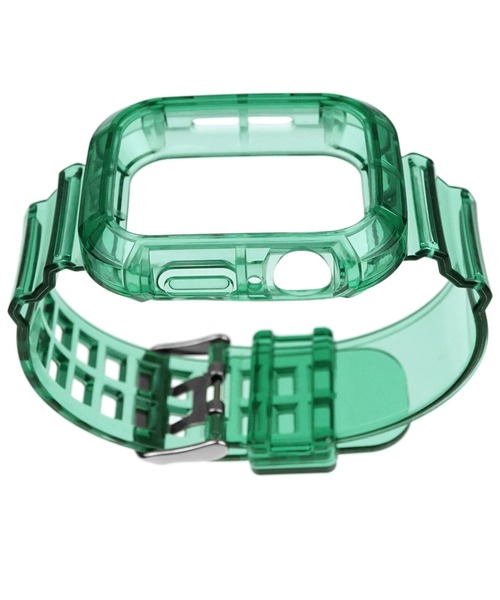 Urban Coral（アーバンコーラル）の「Apple Watch Band / アップルウォッチ バンド 一体型クリアカラー / Urban Coral（デジタル腕時計・レディース・ブラック/ピンク/イエロー/オレンジ/グリーン/クリア・40mm/44mm）」の13枚目の写真