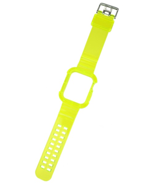 Urban Coral（アーバンコーラル）の「Apple Watch Band / アップルウォッチ バンド 一体型クリアカラー / Urban Coral（デジタル腕時計・レディース・ブラック/ピンク/イエロー/オレンジ/グリーン/クリア・40mm/44mm）」の8枚目の写真