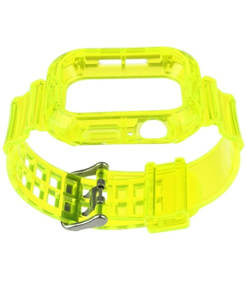 Urban Coral（アーバンコーラル）の「Apple Watch Band / アップルウォッチ バンド 一体型クリアカラー / Urban Coral（デジタル腕時計・レディース・ブラック/ピンク/イエロー/オレンジ/グリーン/クリア・40mm/44mm）」の11枚目の写真