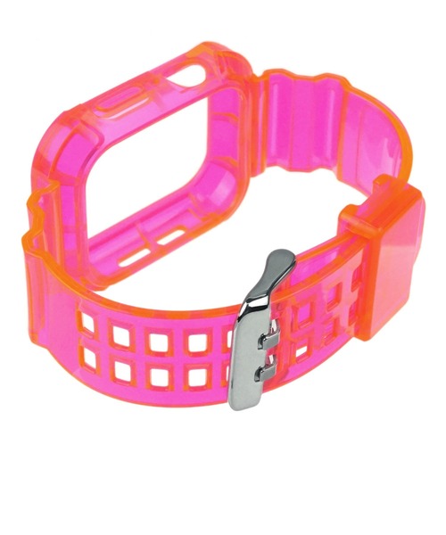 Urban Coral（アーバンコーラル）の「Apple Watch Band / アップルウォッチ バンド 一体型クリアカラー / Urban Coral（デジタル腕時計・レディース・ブラック/ピンク/イエロー/オレンジ/グリーン/クリア・40mm/44mm）」の18枚目の写真
