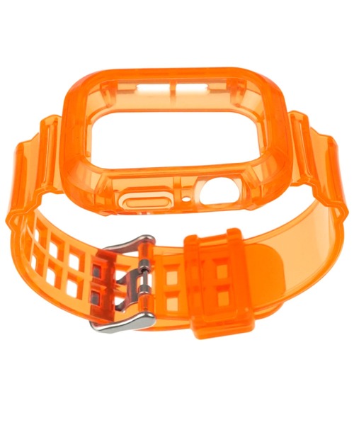 Urban Coral（アーバンコーラル）の「Apple Watch Band / アップルウォッチ バンド 一体型クリアカラー / Urban Coral（デジタル腕時計・レディース・ブラック/ピンク/イエロー/オレンジ/グリーン/クリア・40mm/44mm）」の16枚目の写真