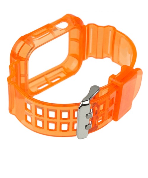 Urban Coral（アーバンコーラル）の「Apple Watch Band / アップルウォッチ バンド 一体型クリアカラー / Urban Coral（デジタル腕時計・レディース・ブラック/ピンク/イエロー/オレンジ/グリーン/クリア・40mm/44mm）」の9枚目の写真