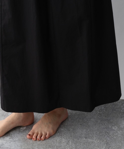 e/rm（イーアールエム）の「【e/rm】プレミアオーガニックコットン_ソデボリュームワンピース　949622（ワンピース・レディース・ブルー系その他3/ブラウン/ブラック/ライトイエロー・FREE）」の12枚目の写真