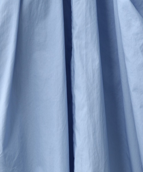 e/rm（イーアールエム）の「【e/rm】プレミアオーガニックコットン_ソデボリュームワンピース　949622（ワンピース・レディース・ブルー系その他3/ブラウン/ブラック/ライトイエロー・FREE）」の6枚目の写真