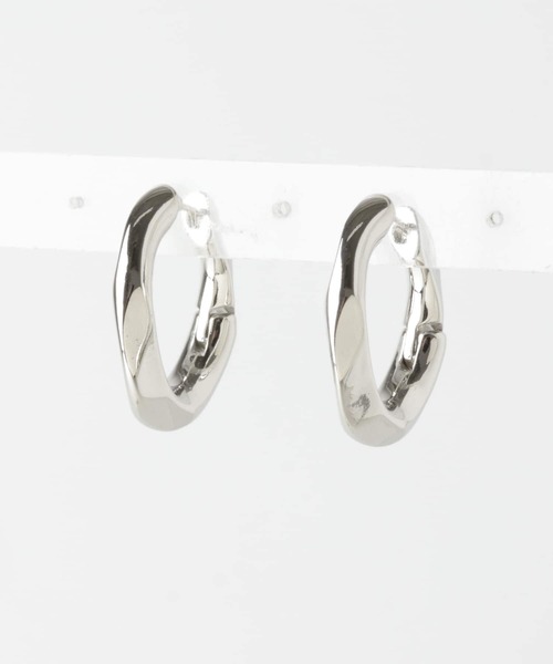 SMELLY（スメリー）の「ネジリダエンワンタッチピアス（ピアス（両耳用）・レディース・シルバー/ゴールド・-）」の9枚目の写真