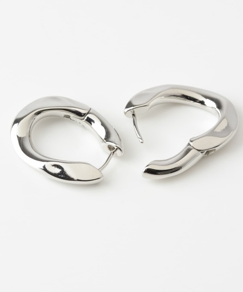 SMELLY（スメリー）の「ネジリダエンワンタッチピアス（ピアス（両耳用）・レディース・シルバー/ゴールド・-）」の7枚目の写真