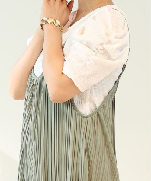 ARCANUM DESIGN（アルカナムデザイン）の「ARL ｷﾞｬｻﾞｰｽﾘｰﾌﾞﾄｯﾌﾟｽ（Tシャツ/カットソー・レディース・ホワイト/ブラック/グレー・FREE）」の2枚目の写真