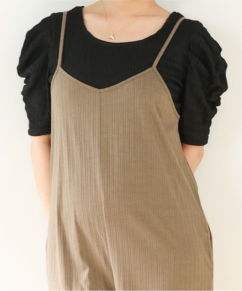 ARCANUM DESIGN（アルカナムデザイン）の「ARL ｷﾞｬｻﾞｰｽﾘｰﾌﾞﾄｯﾌﾟｽ（Tシャツ/カットソー・レディース・ホワイト/ブラック/グレー・FREE）」の3枚目の写真