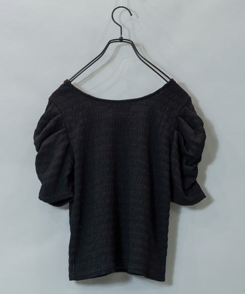 ARCANUM DESIGN（アルカナムデザイン）の「ARL ｷﾞｬｻﾞｰｽﾘｰﾌﾞﾄｯﾌﾟｽ（Tシャツ/カットソー・レディース・ホワイト/ブラック/グレー・FREE）」の18枚目の写真