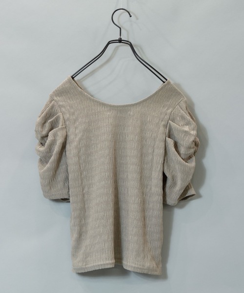 ARCANUM DESIGN（アルカナムデザイン）の「ARL ｷﾞｬｻﾞｰｽﾘｰﾌﾞﾄｯﾌﾟｽ（Tシャツ/カットソー・レディース・ホワイト/ブラック/グレー・FREE）」の19枚目の写真