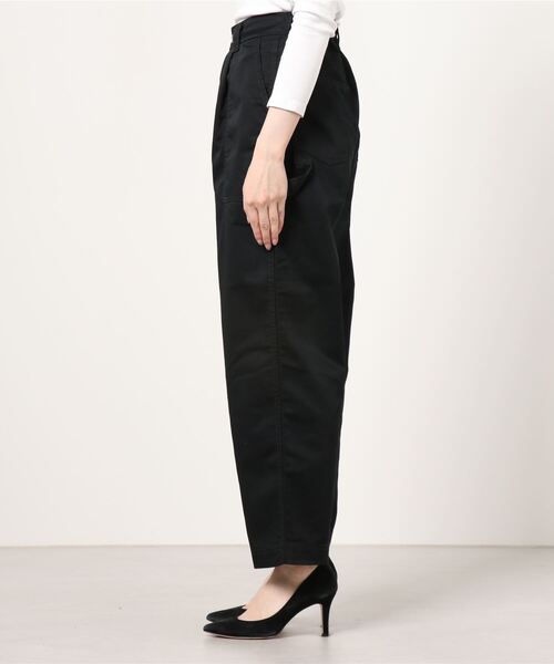 WEGO（ウィゴー）の「WEGO/ハイウエストペインターパンツ（チノパンツ・レディース・ホワイト/ブラック/カーキ・FREE）」の4枚目の写真