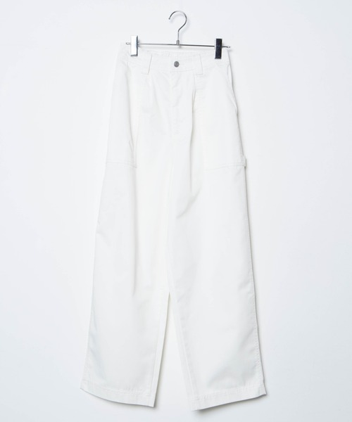 WEGO（ウィゴー）の「WEGO/ハイウエストペインターパンツ（チノパンツ・レディース・ホワイト/ブラック/カーキ・FREE）」の14枚目の写真