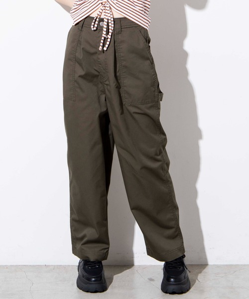 WEGO（ウィゴー）の「WEGO/ハイウエストペインターパンツ（チノパンツ・レディース・ホワイト/ブラック/カーキ・FREE）」の21枚目の写真