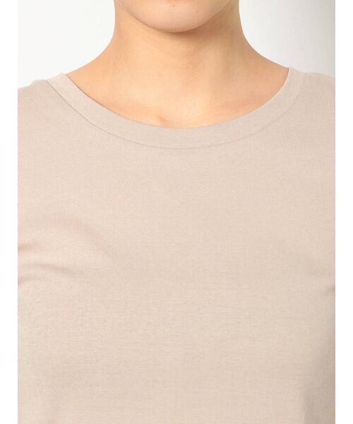 GYDA（ジェイダ）の「BASIC T/S（Tシャツ/カットソー・レディース・ブラック/ベージュ/オフホワイト・FREE）」の11枚目の写真