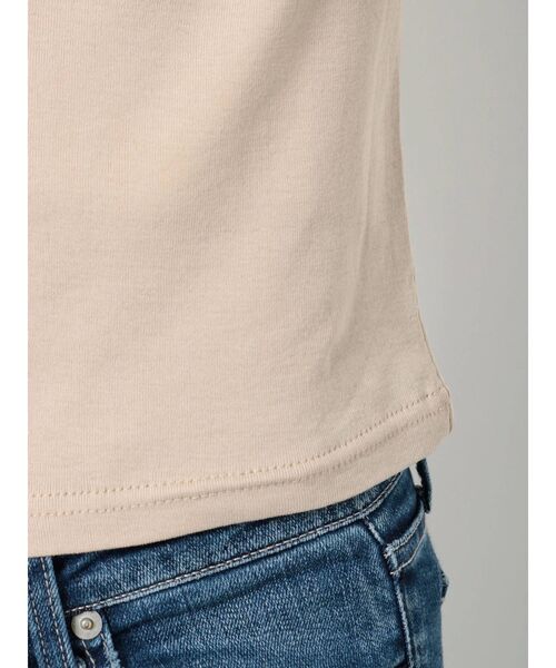 GYDA（ジェイダ）の「BASIC T/S（Tシャツ/カットソー・レディース・ブラック/ベージュ/オフホワイト・FREE）」の13枚目の写真