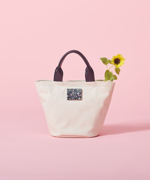 ANEVER(アンエバー)の「【LOTUS】キャンバス トート(トートバッグ・レディース・ホワイト系/ブラック系/ブラウン系/ネイビー系・F)」の7枚目の写真