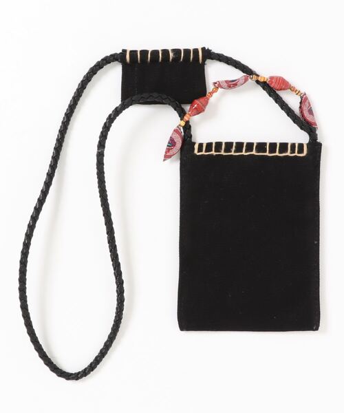 Vivienne Westwood（ヴィヴィアンウエストウッド）の「51130006/11415BEADED BEADED PHONE CASE（スマホケース/カバー・レディース・ブラック・FREE）」の2枚目の写真