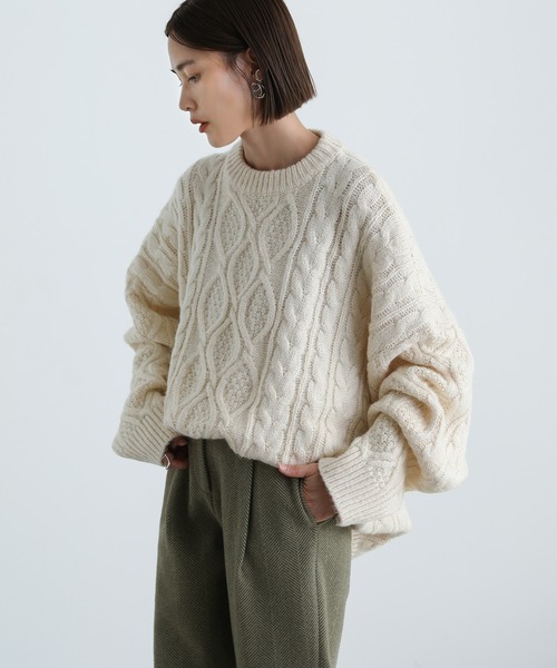 select MOCA（セレクトモカ）の「2021 AW ヘリンボーンシングルタックパンツ（その他パンツ・レディース・ダークブラウン/カーキオリーブ・SMALL/MEDIUM）」の22枚目の写真