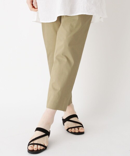 Airpapel（エアパペル）の「◆ストレッチクロップドパンツ（その他パンツ・レディース・ブラック/ネイビー/サンドベージュ/ホワイト系・11/09/07）」の3枚目の写真