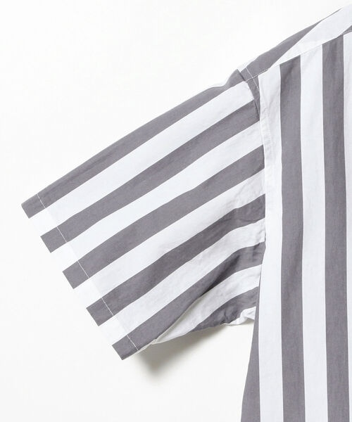 BEAMS LIGHTS ビームスライツ ストライプシャツ L BEAMS LIGHTS（ビームスライツ）の「BEAMS LIGHTS / ストライプ