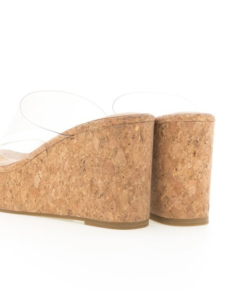 RANDA（ランダ）の「ソフト クリアベルトコルクサンダル（サンダル・レディース・ブラウン/グレー/クリア・LL/S/M/L）」の12枚目の写真