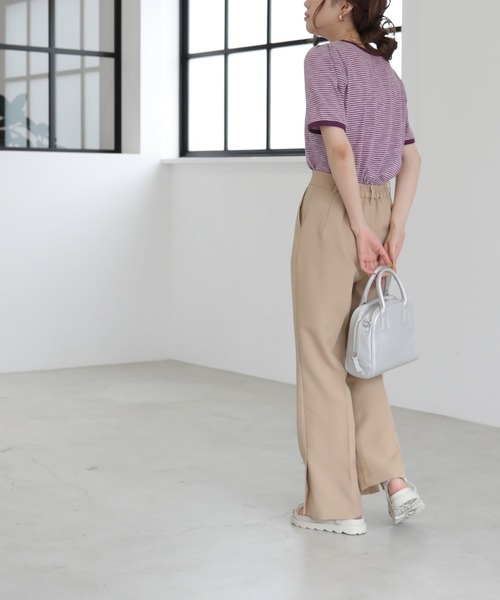 RAY CASSIN（レイカズン）の「スクエアボストンバッグ（ボストンバッグ・レディース・シルバー/ブラック系/ブラウン系・FREE）」の17枚目の写真