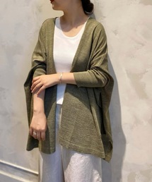 BEARDSLEY | リネン＆ポリヒラヒラハオリ(カーディガン/ボレロ)