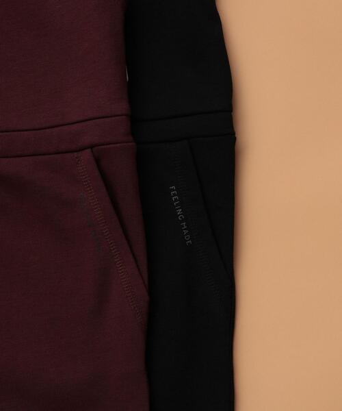 FEELING MADE（フィーリングメイド）の「FEELING MADE エアリースウェット Vネック サロペット（サロペット/オーバーオール・レディース・ダークブラウン/ブラック・SMALL/MEDIUM/LARGE）」の18枚目の写真