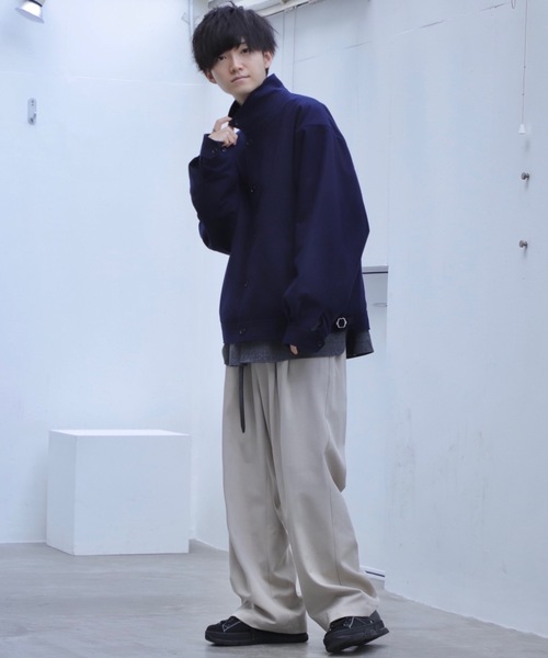 Alpinus(アルピナス)の「Alpinus - loose silhouette ballon blouson/ルーズシルエットバルーンブルゾン(ブルゾン・メンズ・ブラック/ネイビー/ブラウン・SMALL/MEDIUM)」の21枚目の写真