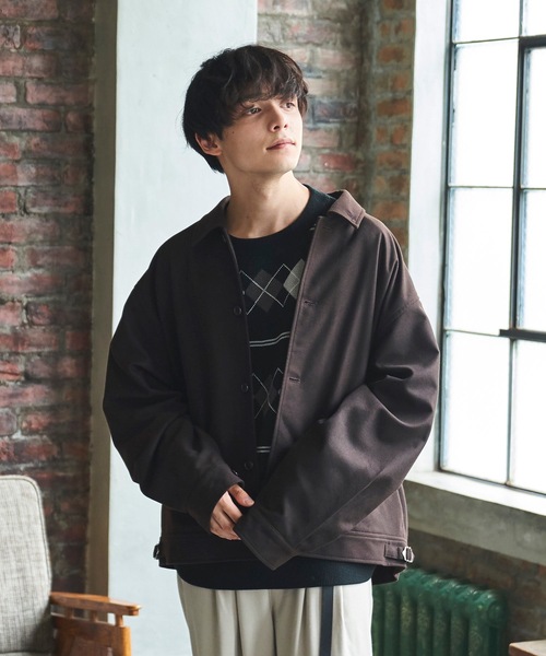 Alpinus(アルピナス)の「Alpinus - loose silhouette ballon blouson/ルーズシルエットバルーンブルゾン(ブルゾン・メンズ・ブラック/ネイビー/ブラウン・SMALL/MEDIUM)」の10枚目の写真