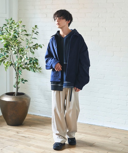 Alpinus(アルピナス)の「Alpinus - loose silhouette ballon blouson/ルーズシルエットバルーンブルゾン(ブルゾン・メンズ・ブラック/ネイビー/ブラウン・SMALL/MEDIUM)」の9枚目の写真