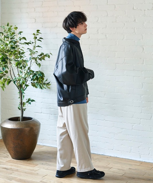 Alpinus(アルピナス)の「Alpinus - loose silhouette ballon blouson/ルーズシルエットバルーンブルゾン(ブルゾン・メンズ・ブラック/ネイビー/ブラウン・SMALL/MEDIUM)」の18枚目の写真