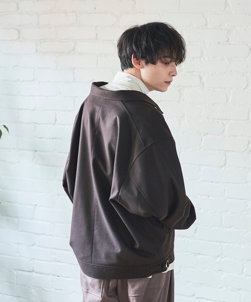 Alpinus(アルピナス)の「Alpinus - loose silhouette ballon blouson/ルーズシルエットバルーンブルゾン(ブルゾン・メンズ・ブラック/ネイビー/ブラウン・SMALL/MEDIUM)」の4枚目の写真