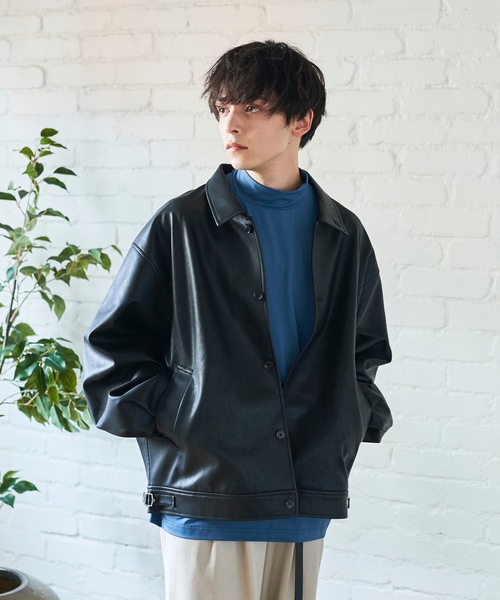 Alpinus(アルピナス)の「Alpinus - loose silhouette ballon blouson/ルーズシルエットバルーンブルゾン(ブルゾン・メンズ・ブラック/ネイビー/ブラウン・SMALL/MEDIUM)」の12枚目の写真